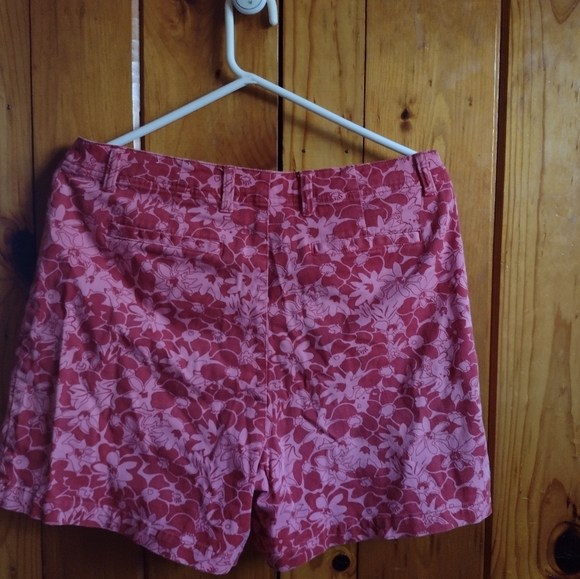 Faded Glory Pink patterned cotton stretch shorts. - Picture 3 of 6